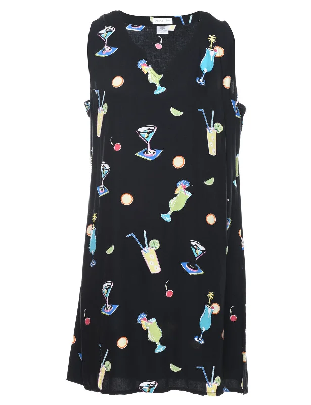 Performance T-ShirtsNovelty Print Sleeveless Dress - L