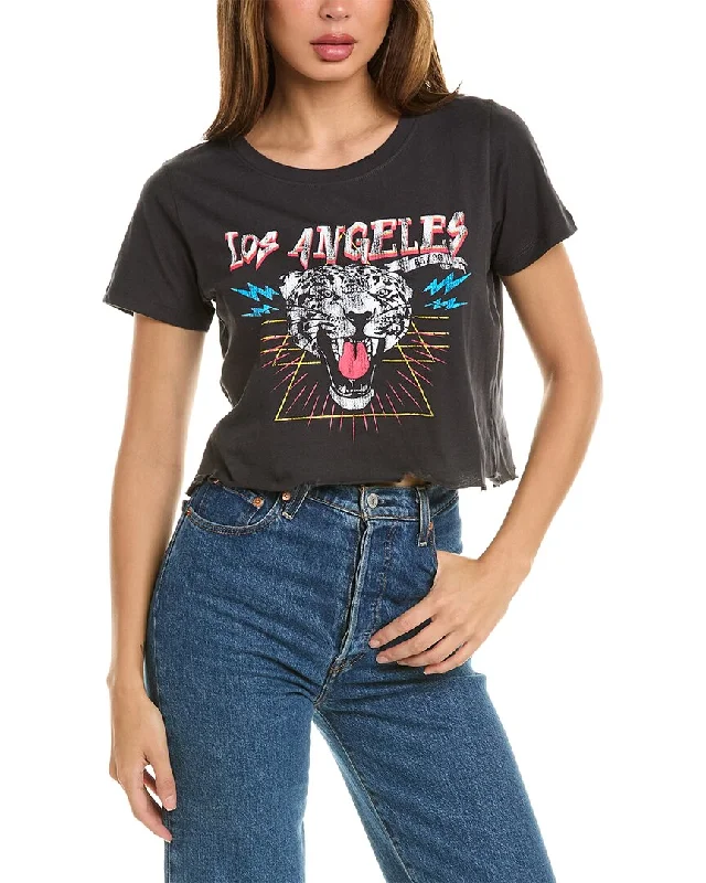 Fringed T-ShirtsPrince Peter La Tiger Crop T-Shirt