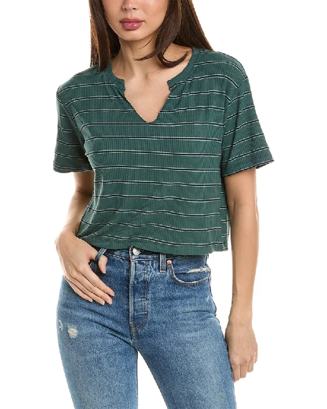 Mesh T-ShirtsSocialite Ribbed T-Shirt