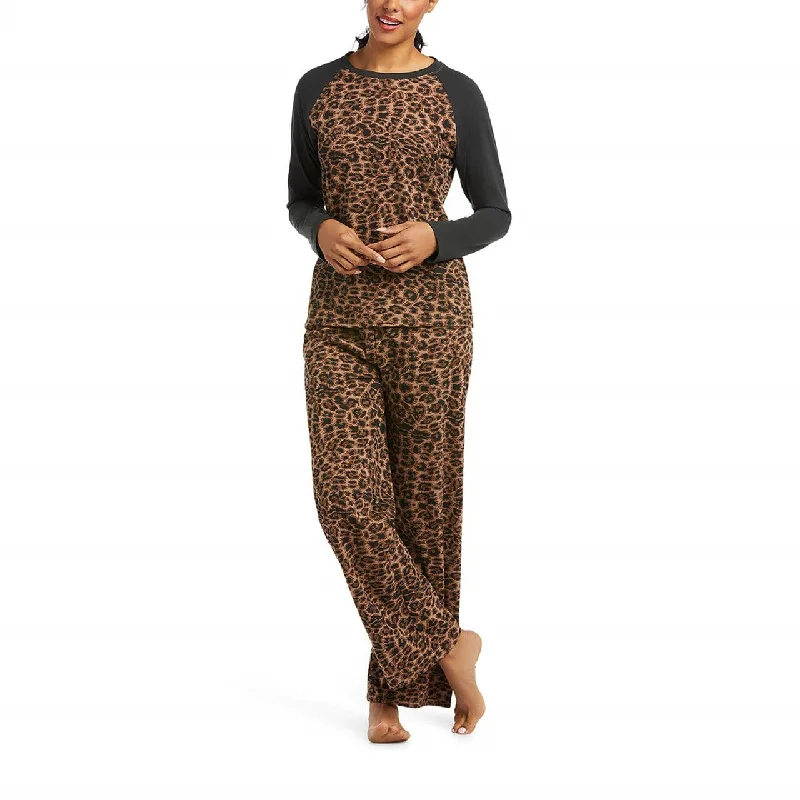 Ariat Women's Cheetah Print Pajama Set