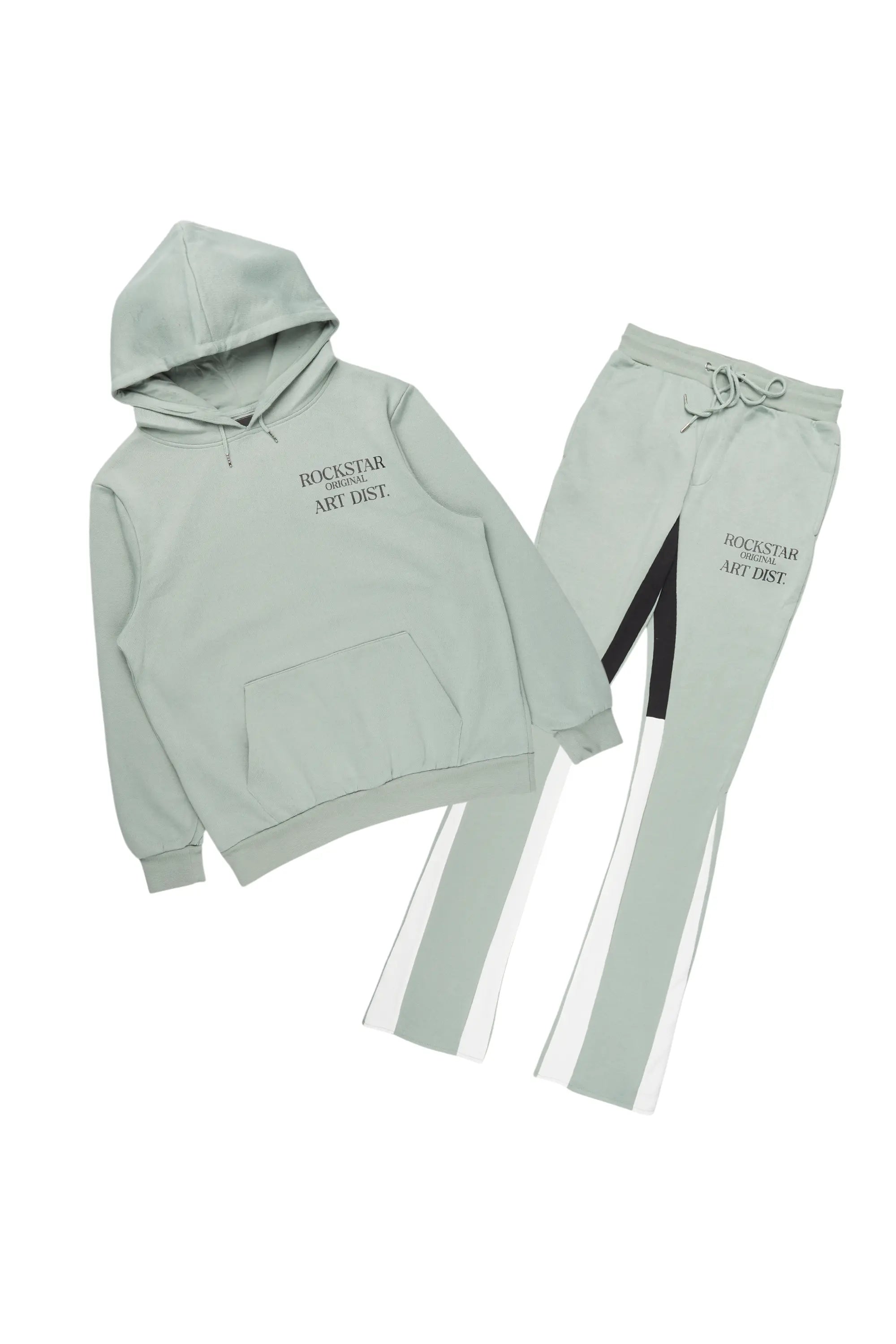 Briggs Sage Hoodie/Stacked Flare Track Set