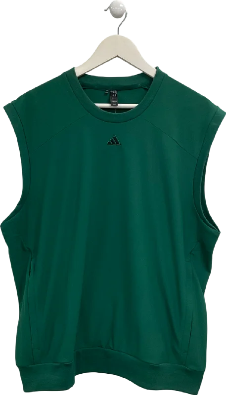 adidas Green Go To Golf Vest UK M