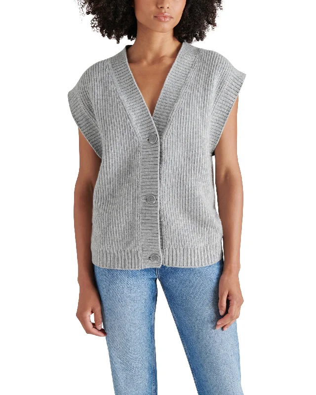 GIORGIA SWEATER VEST GREY