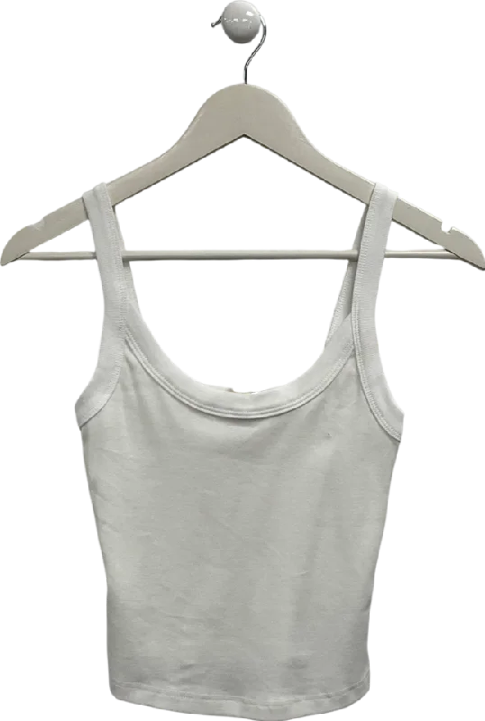 River Island White Classic Vest UK 8