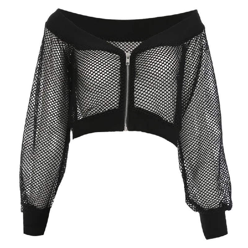 Rosetic Gothic Sexy Short Women Blouse