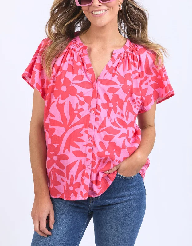 Sunset Hour Blouse - Sunset Hour Print