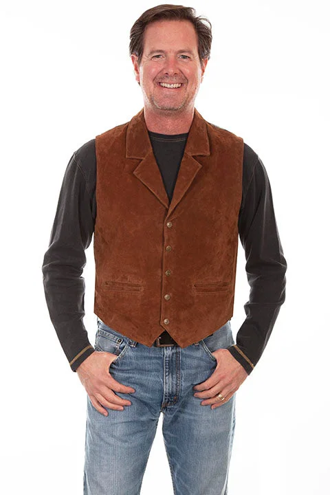 Scully Men’s Cinammon Suede Vest