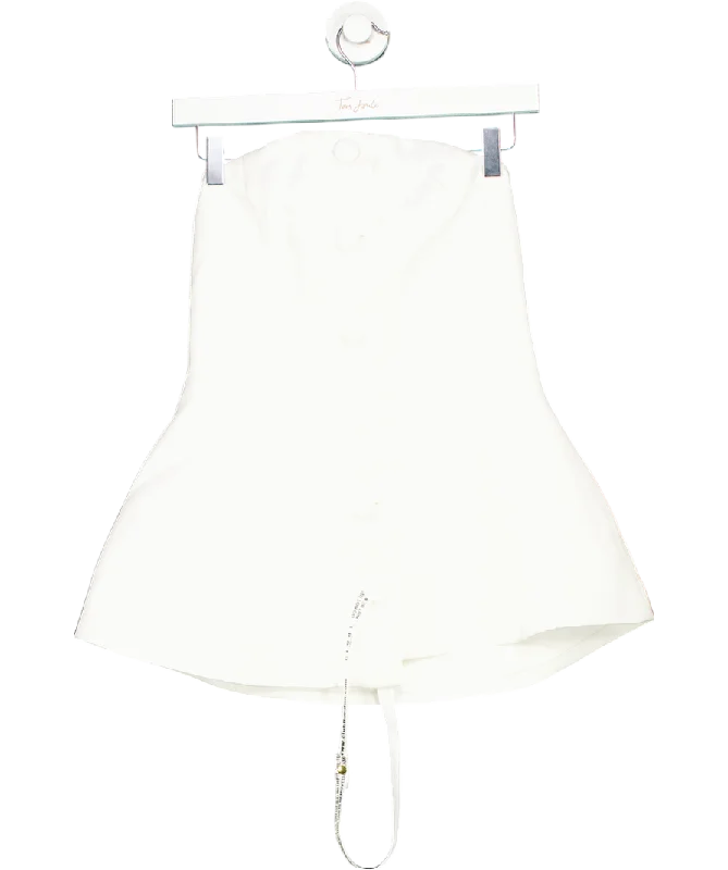 Halter DressCLUBL White Mini Dress UK 12