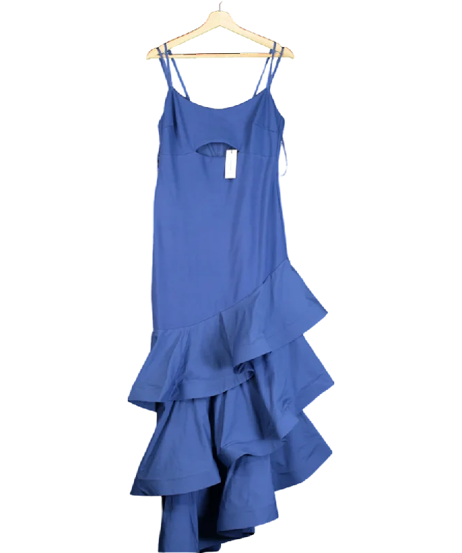 Bridal GownKaren Millen Chest Cutout Blue Dress UK 12