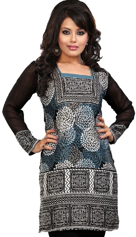 TunicTopXElegant Blue Kurti for Women – Buy Trendy Kurtis Online