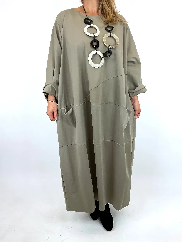 TunicTopStellarMade in Italy Lagenlook Dillon Tunic in Stone. 91967