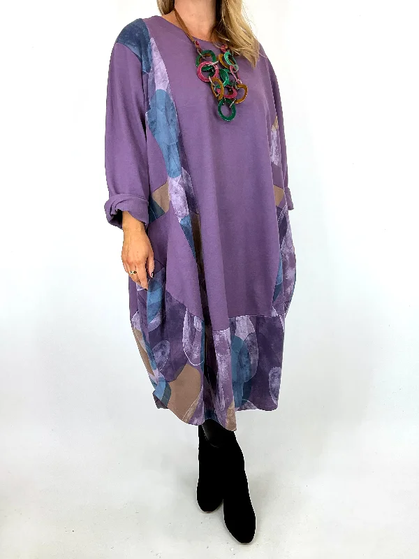 TunicTopGoldMade in Italy Lagenlook Linden Cocoon Tunic in Heather. code 91868