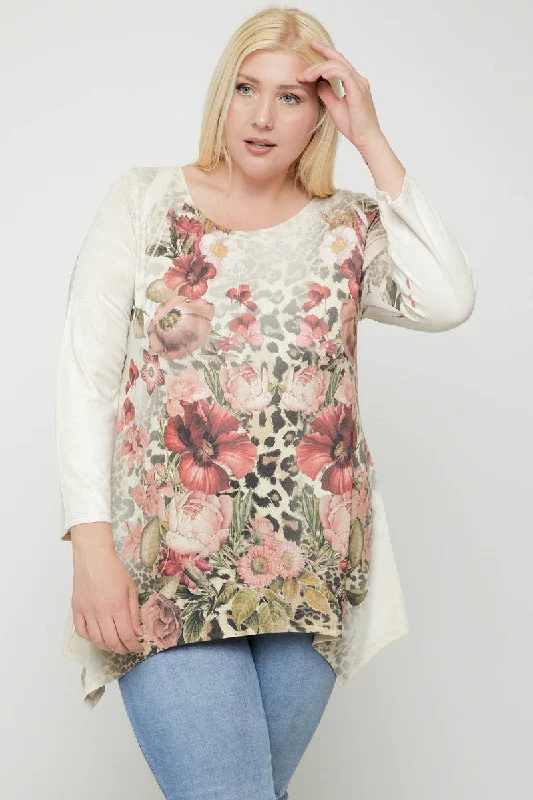 TunicTopStrataGeometric/tribal Sublimation Print Tunic Top