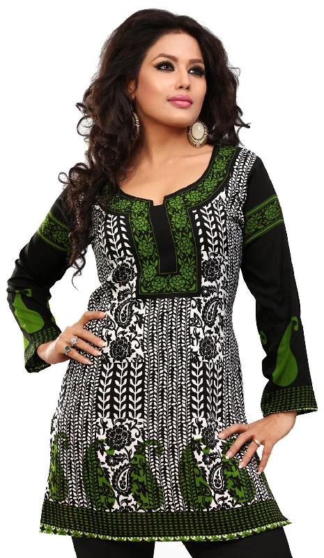 TunicTopGriffinShop Ladies Kurti Online – Stylish Black Ethnic Wear