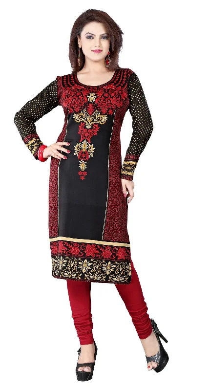 TunicTopCanyonStylish Maroon India Long Kurti – Trendy Ethnic Wear for Women