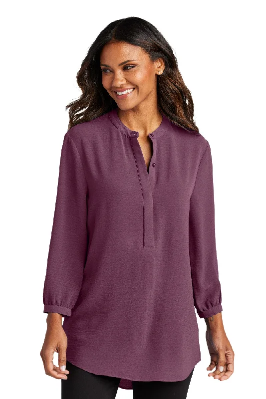 TunicTopUltraPort Authority Women's 3/4-Sleeve Textured Crepe Tunic