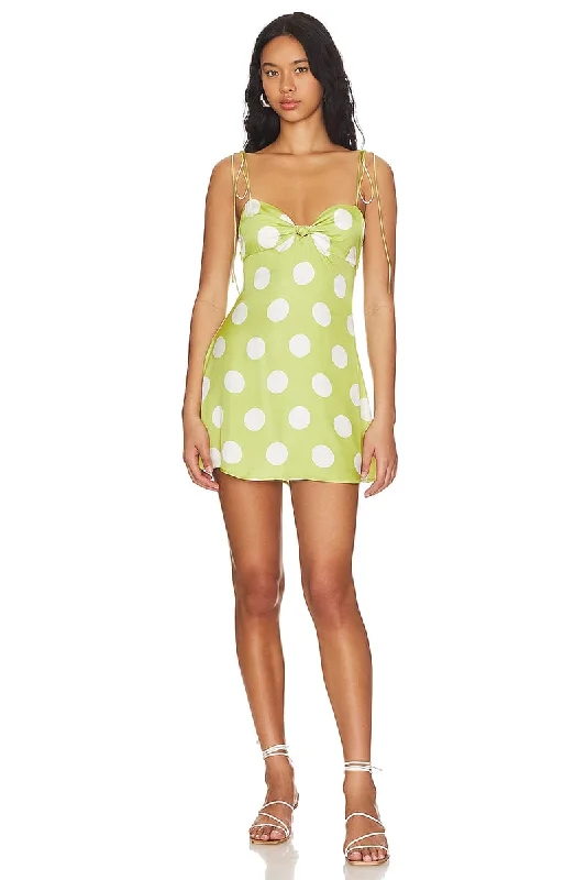 TunicTopValleyForever Darling Polka Dot Mini Dress